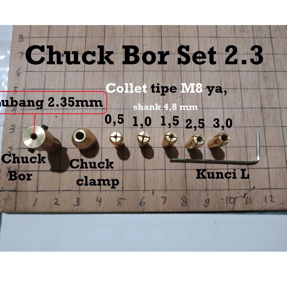 Đầu Kẹp Mũi Khoan Mini 2.0 2.3 3.17 4.0 5.0 mm 3-12v 1.0-3.0 mm Pcb 5 Chân