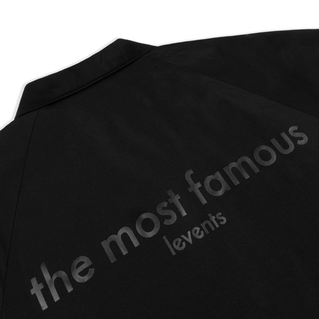 Áo Khoác LEVENTS® COACH JACKET/ BLACK, CREAM, GREY