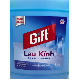 nước  lau  kính  can 3.8kg