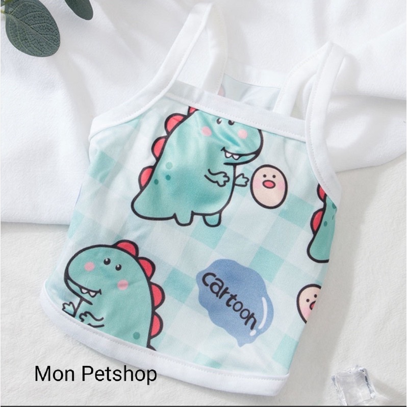 [ Hot Sale ] Áo hai dây thun mát cho thú cưng