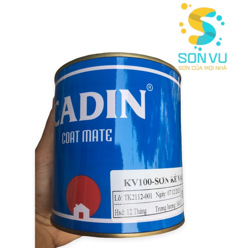 Cadin  - Sơn giao thông kẻ vạch Phản Quang - Kẻ line tầng hầm, bãi đậu xe - màu Trắng, Đỏ, Vàng, Đen