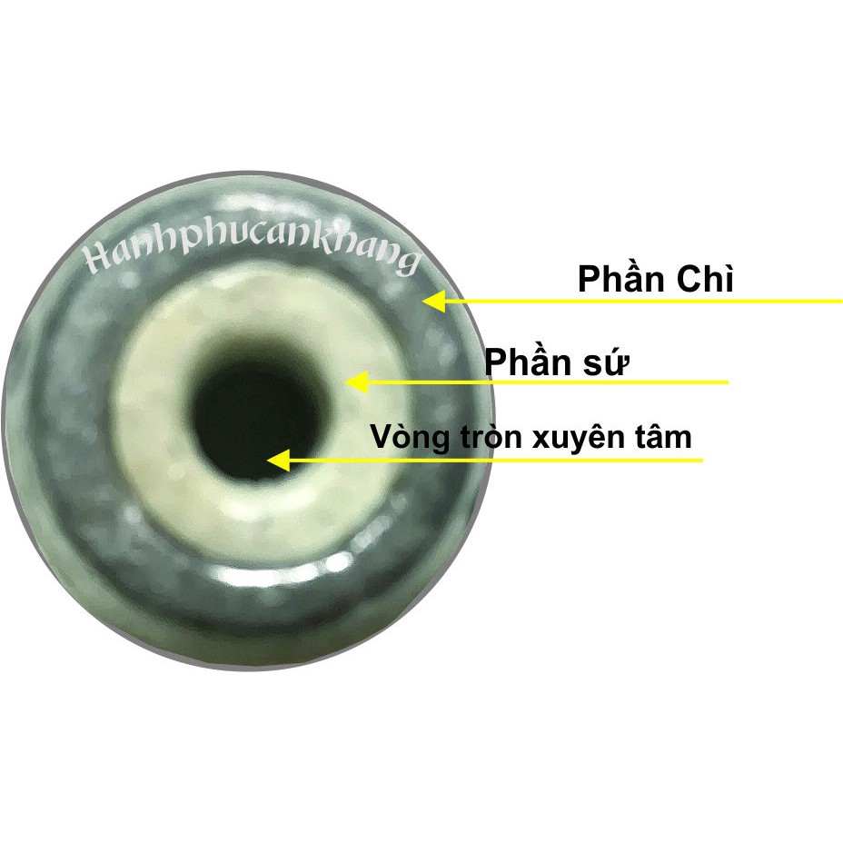 Bộ 5 Viên Chì Sứ Câu Mè