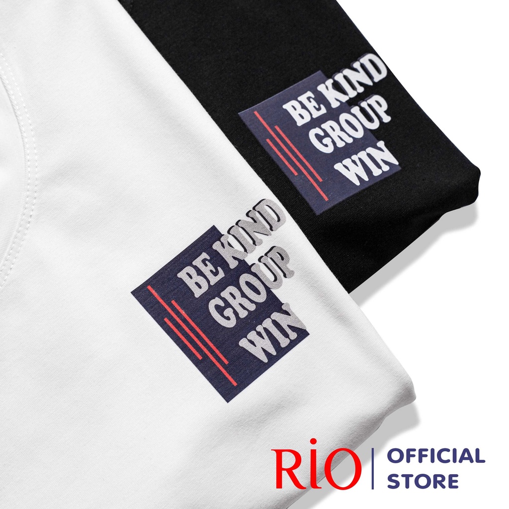 Áo Thun Nam, Áo Phông Nam Cổ Tròn Tay Ngắn RIO thun cotton cao cấp dày dặn thoáng mát trơn hàng hiệu đẹp RIO-04