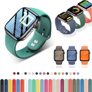 Dây đeo tay bằng silicone 38 / 40mm 42 / 44mm chuyên dụng thích hợp cho apple watch series 5 4 3 2 1