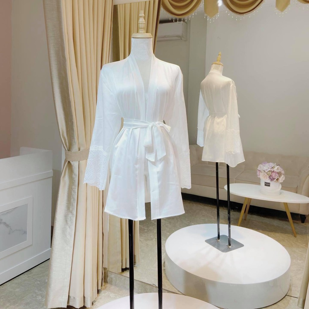 Áo choàng lụa dáng ngắn dài tay LABELLEE - ACLN02 | BigBuy360 - bigbuy360.vn