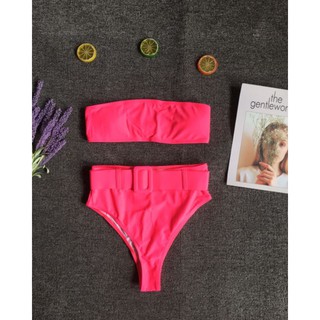 bikini ống dạ quang phối belt