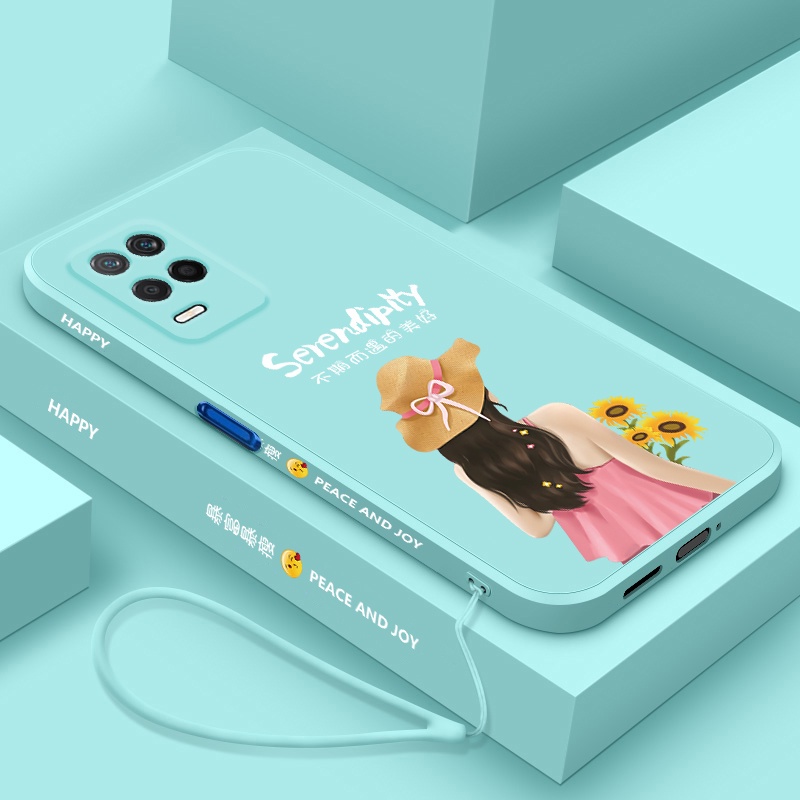 Ốp Điện Thoại TPU Họa Tiết Hoa Hướng Dương Cho realme 5 5S 5i C3 6i realme 5 PRO realme 6 PRO realme 6 realme 8 5G realme 8 5G