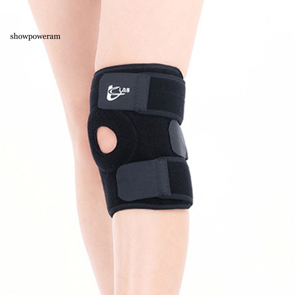 1 Đai Quấn Bảo Vệ Đầu Gối Giảm Đau Chuyên Nghiệp Màu Đen