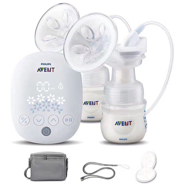 ⚡ 𝑪𝑯𝑰́𝑵𝑯 𝑯𝑨̃𝑵𝑮 ⚡ Máy hút sữa điện đôi Philips Avent hoa tuyết (kèm quà tặng) bảo hành 2 năm