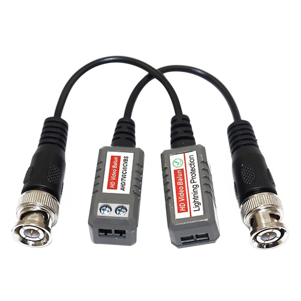 Video Balun Camera Hd 2.0 Mp Chất Lượng Cao, Giữ Chặt Dây Cáp Bằng Vít, chuyên dùng cho Camera