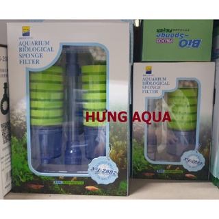 LỌC BIO, lọc SỦI VI SINH đơn 1 đầu XY-2880 XY-2881 cho bể cá, hồ thủy sinh kèm vật liệu lọc (cao cấp)