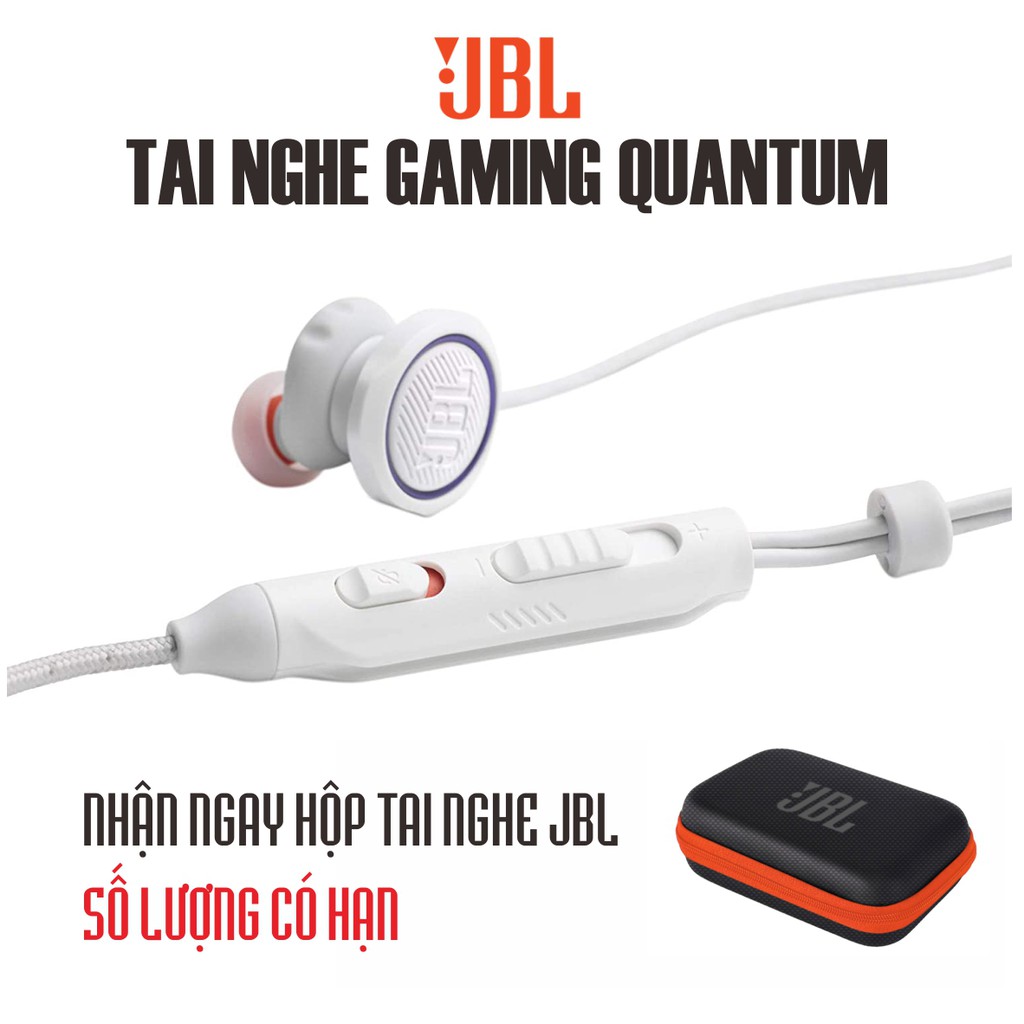 Tai Nghe Gaming In-Ear JBL Quantum 50 - Bảo Hành Điện Tử 12 Tháng