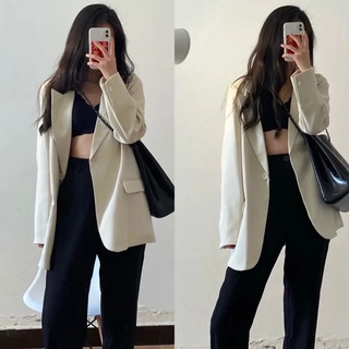 Áo blazer nữ kẻ caro phong cách thời trang công sở - Hàng order