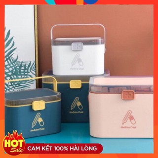 Hộp đựng thuốc y tế cho cá nhân gia đình bằng nhựa cỡ lớn