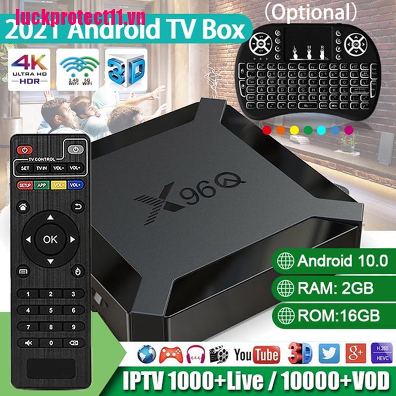 CCC Thiết Bị Chuyển Đổi Tv Thường Thành Smart Tv X96Q Android 10.0 2gb + 16gb Quad Core 2.4g