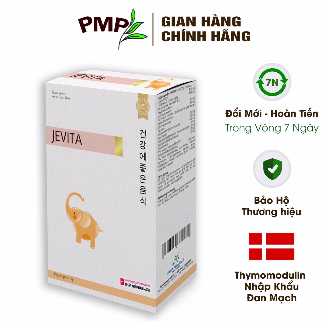 Thạch Canxi, Sắt, Ăn Ngon, Bổ Mắt, Chất Xơ Hòa Tan PMP (1 gói nhỏ)