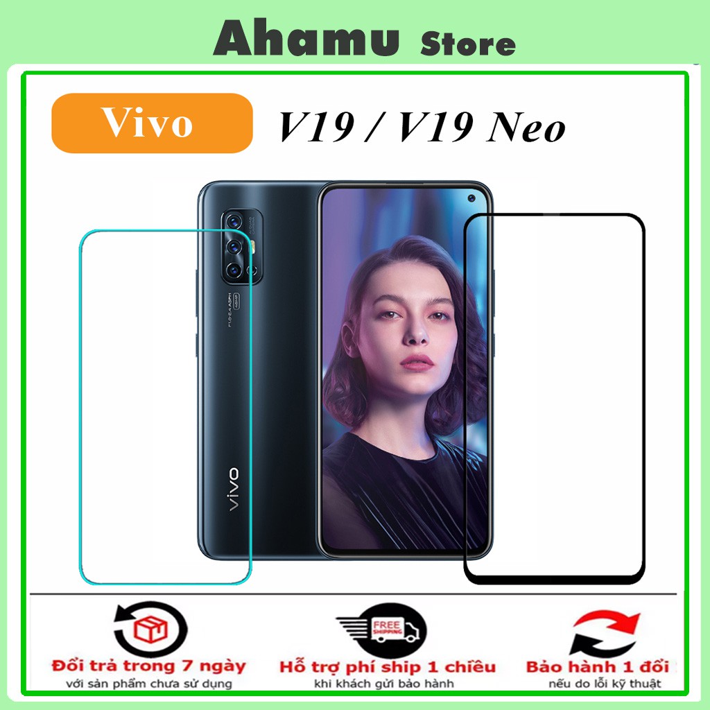 Kính cường lực ViVo V19 Neo V19- Full màn hình và trong suốt-Độ cứng 9H