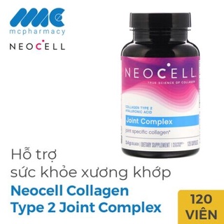 Collagen tuyp 2 không biến tính của Mỹ - Collagen type 2 Neocell 120 viên của Mỹ
