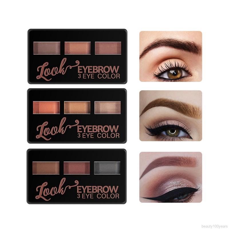 [Hàng mới về] Phấn lông mày 3 màu chống thấm nước chống nhòe lâu trôi độc đáo | BigBuy360 - bigbuy360.vn