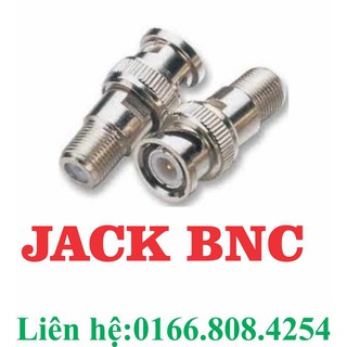 Bộ Jack BNC + F5 loại tốt lõi kẹp bằng đồng