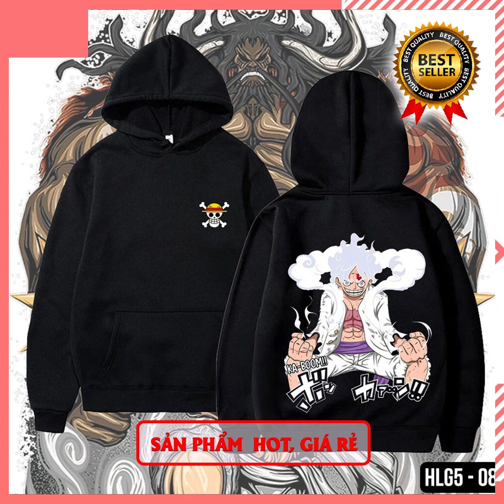 💥Hoodie OnePiece💥  BST In Hình  Anime One Piece Luffy Gear 5 Nika Joyboyy độc đẹp kèm khuyến mại