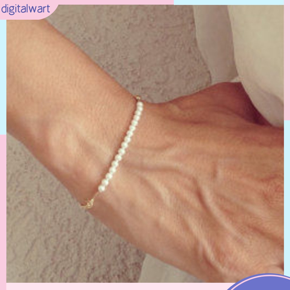 Vòng Tay Nữ Đính Hạt Giả Ngọc Trai