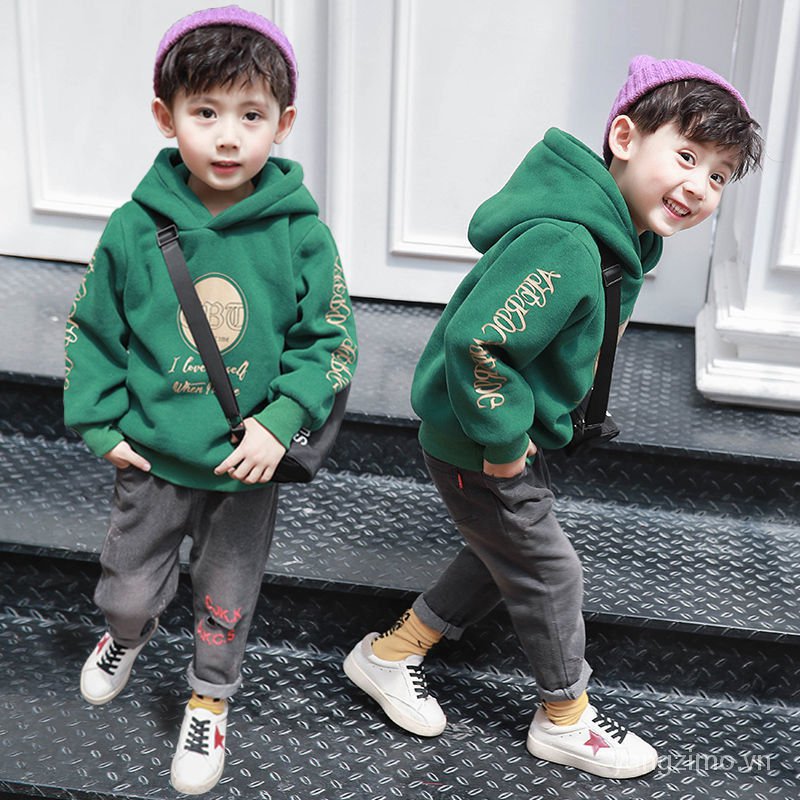 Áo Hoodies Dài Tay Thời Trang Cho Bé