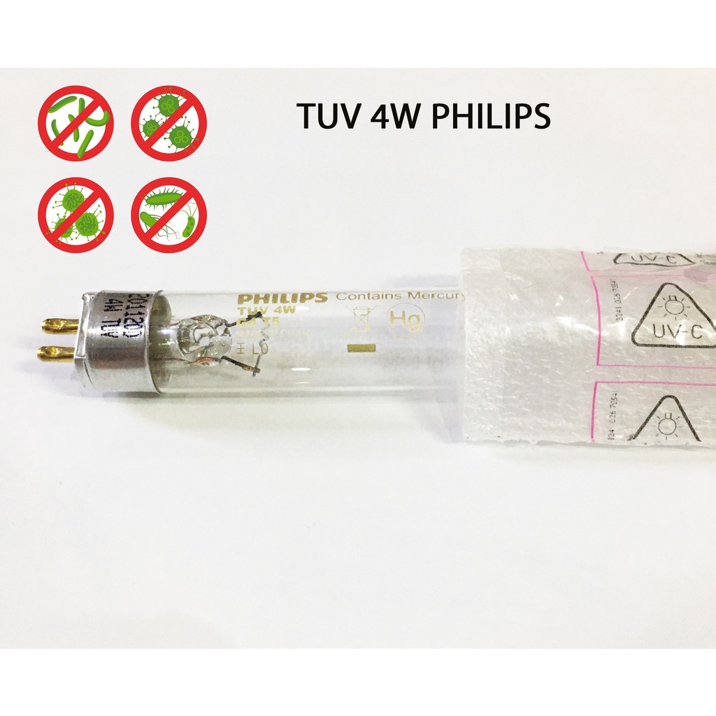 Bóng đèn UV diệt khuẩn không khí Philips 4W