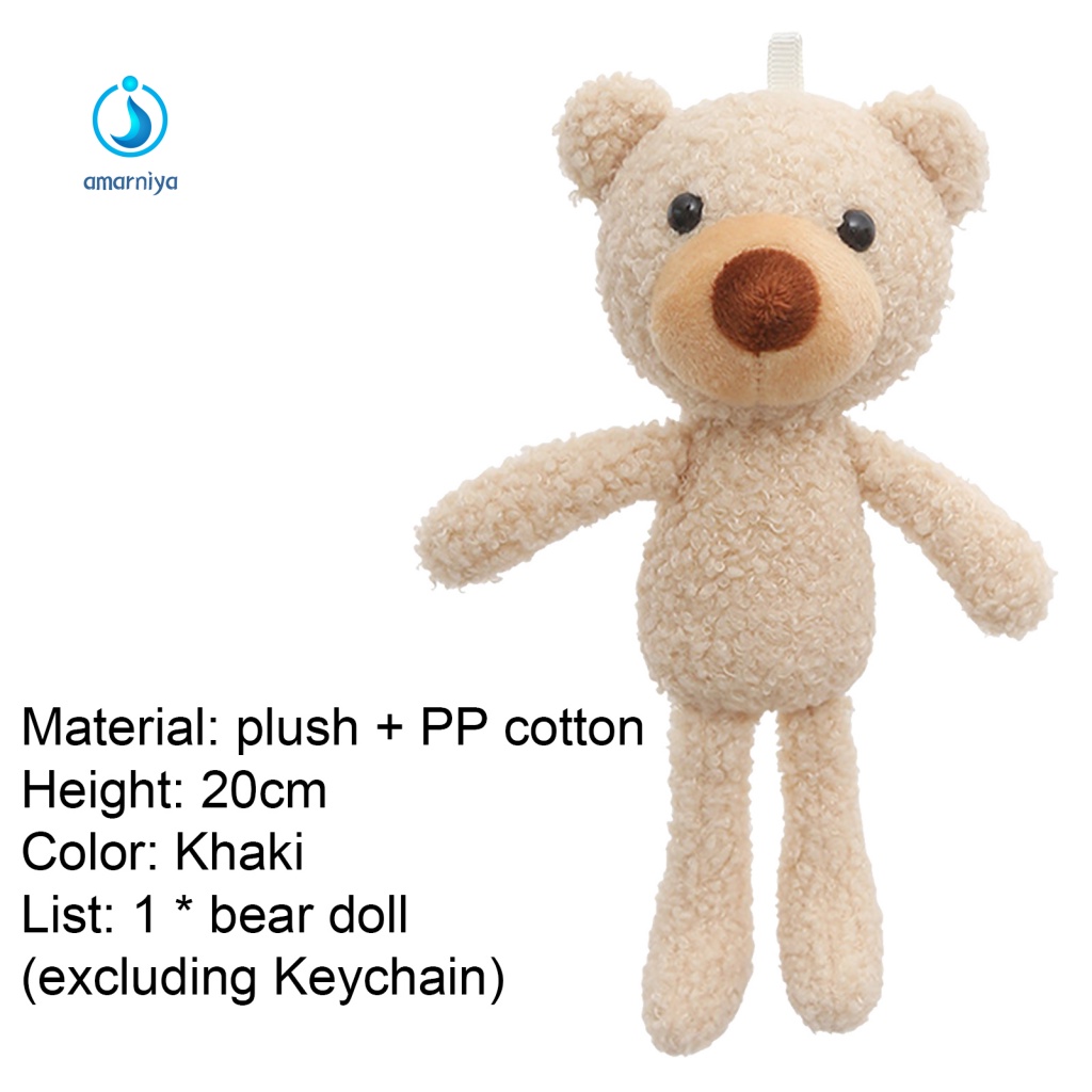 Móc Khóa Hình Thú Nhồi Bông Đáng Yêu