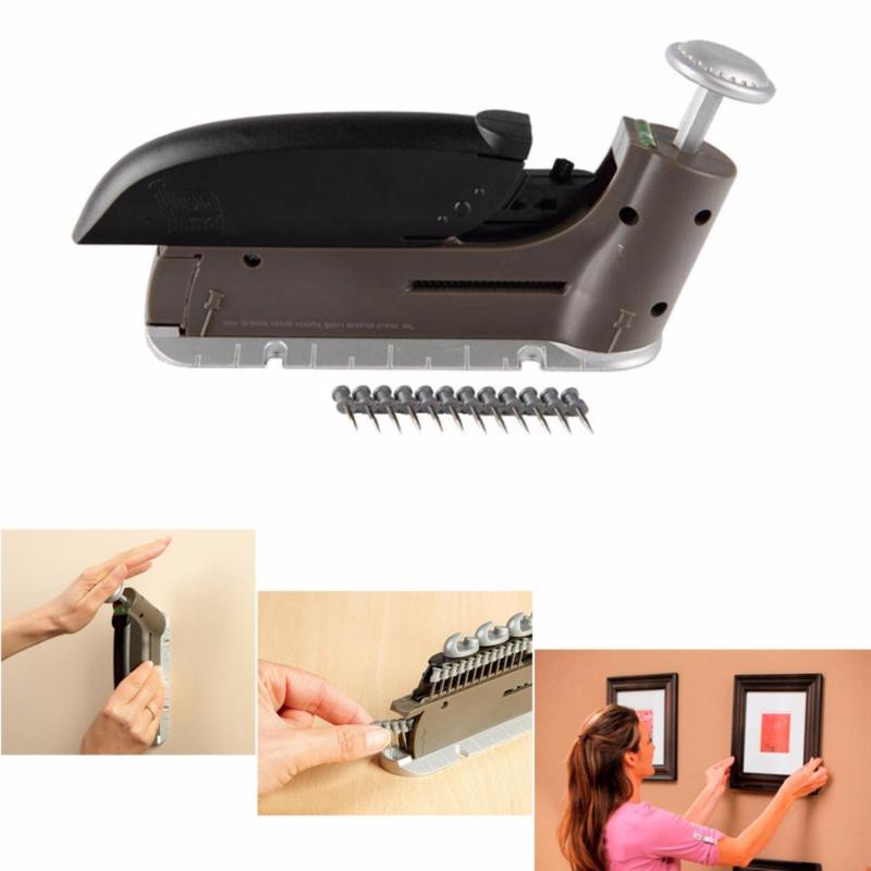 Dụng cụ bắn đinh ghim tường (Đen)