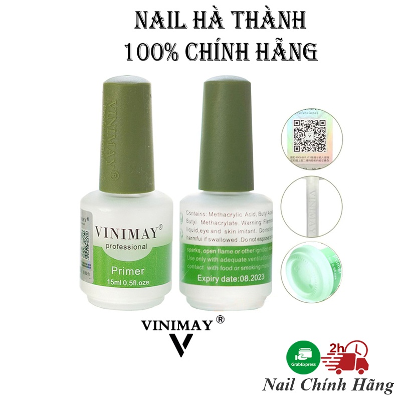 Kiềm dầu nail, khử dầu liên kết móng Vinimay 15ml