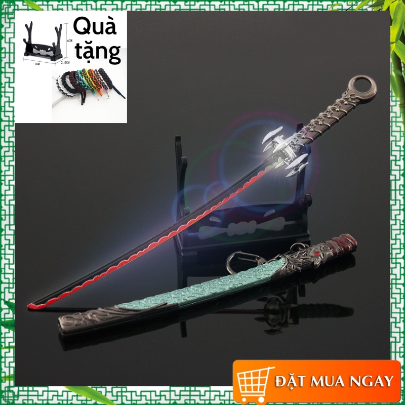 Mô hình katana móc khóa quà lưu niệm trưng bày cực chất số lượng có hạn