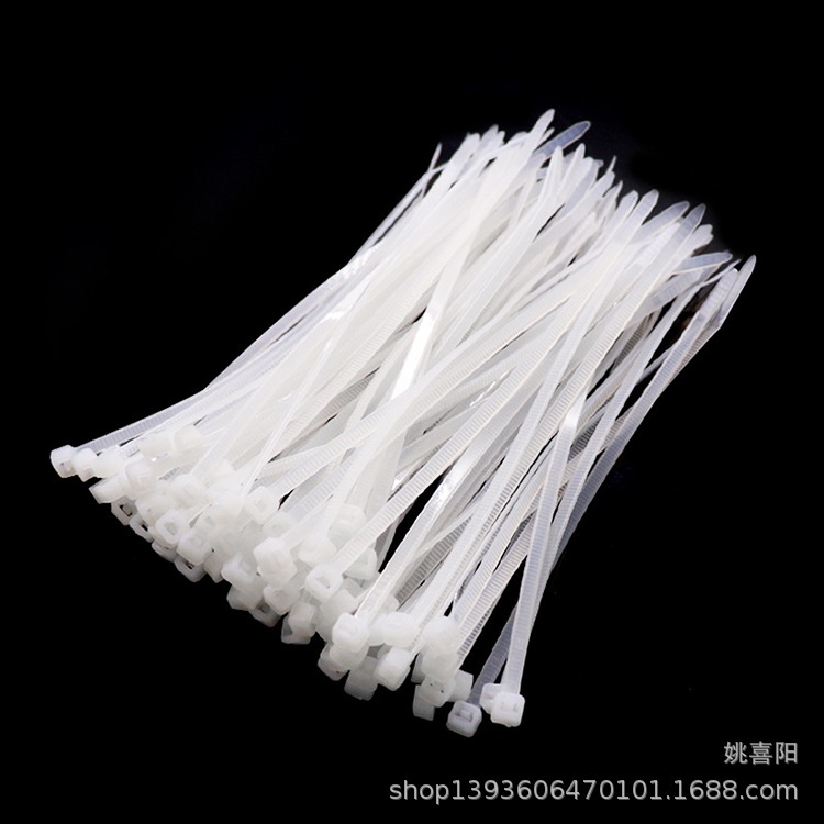 Combo 10 Dây thít cáp đầu khóa zip, dây rút nhựa cố định dây điện, buộc hàng hóa
