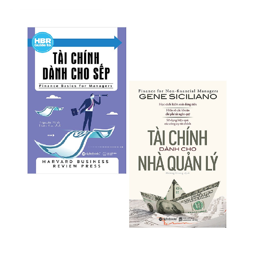 Sách Alpha Books - Combo : Tài Chính Dành Cho Sếp + Tài Chính Dành Cho Nhà Quản Lý (2 cuốn)