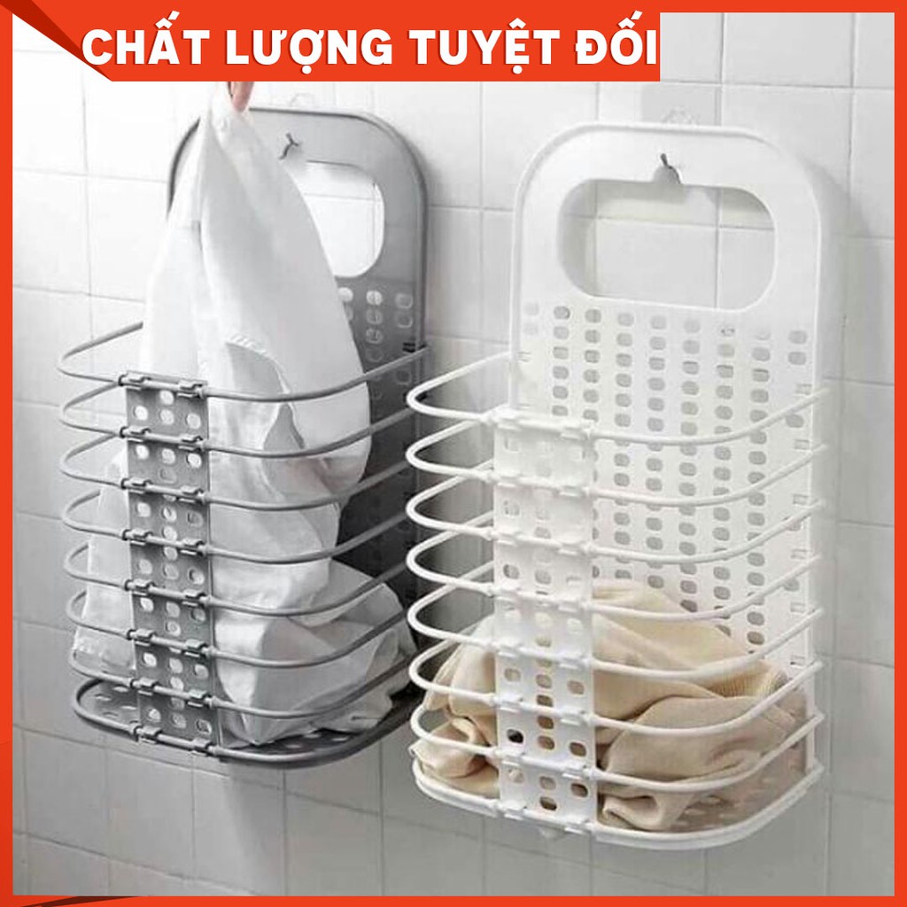 Giỏ, hộp đựng đồ dùng gia đình đựng quần áo, sách báo, đồ chơi gấp gọn có thể treo trong bếp, trong phòng khách, nhà tắm