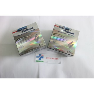 Que thử đường huyết oncall platinum 25 que