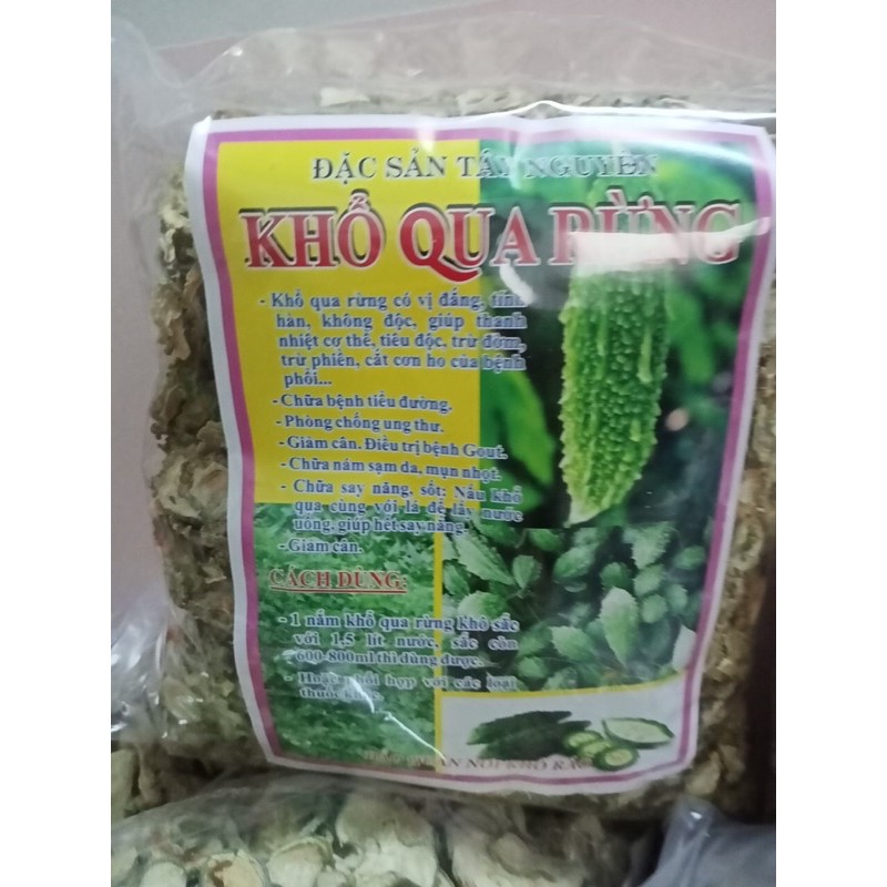 1kg Khổ qua rừng (mướp đắng rừng) loại 1 thái lát sấy khô cao cấp