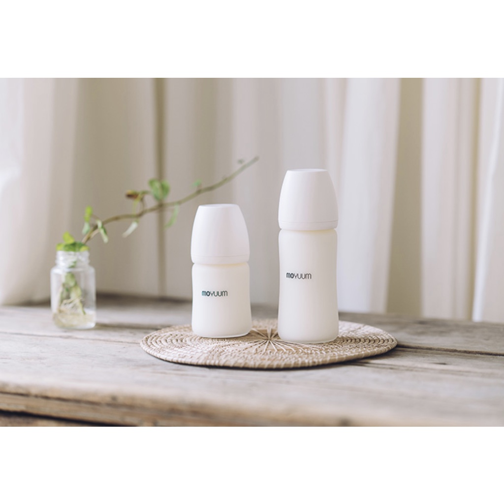Bình sữa MOYUUM thủy tinh 150ml 240ml Hàn Quốc chính hãng