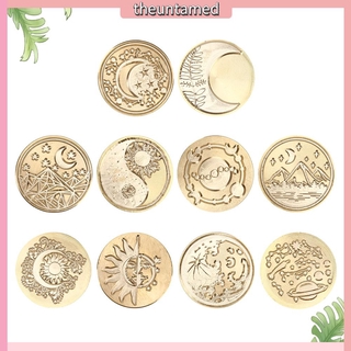 Đầu con dấu bằng đồng niêm phong thiệp mời/sổ lưu niệm/album ảnh/nhật ký thiết kế họa tiết cổ điển DIY