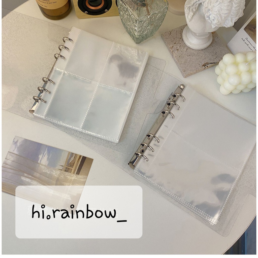 ALBUM ẢNH - BÌA CÒNG MÀU CÓ NHŨ  KÈM 25 SHEET ĐỰNG CARD BÊN TRONG