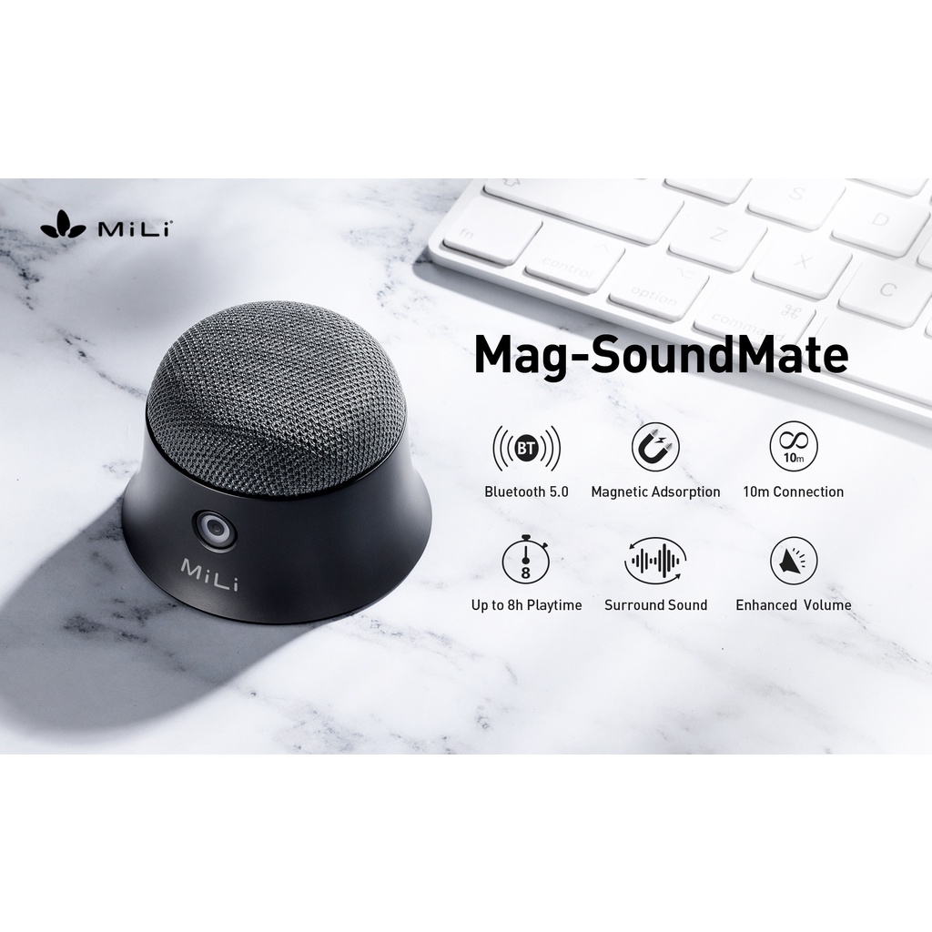 [Mã ELHACE giảm 4% đơn 300K] Loa di động Mili Mag-SoundMate - HD-M12 [CHÍNH HÃNG PHÂN PHỐI VN, BẢO HÀNH 12 THÁNG]