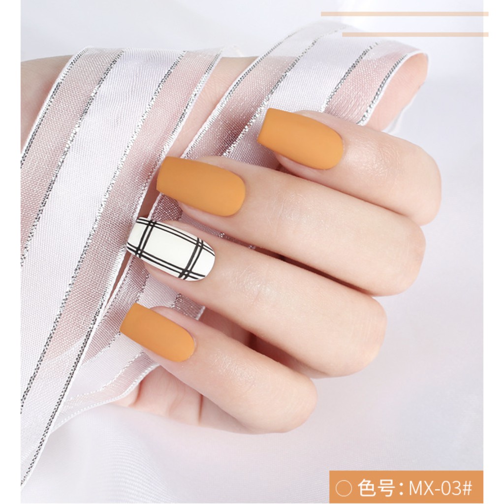 Sơn gel AS sơn móng tay gel màu vàng đất nâu đất xám trà sữa mã MX