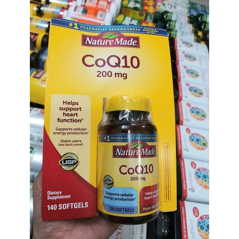 Viên uống Nature Made CoQ10 200mg 140 viên