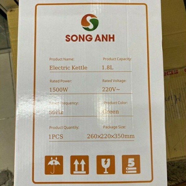 Bình Pha Trà Phong Cách Ấm Đun Nước Siêu Tốc Kiểu Dáng Cổ Điển Pha Trà Cao Cấp - Hàng Chính Hãng Song Anh