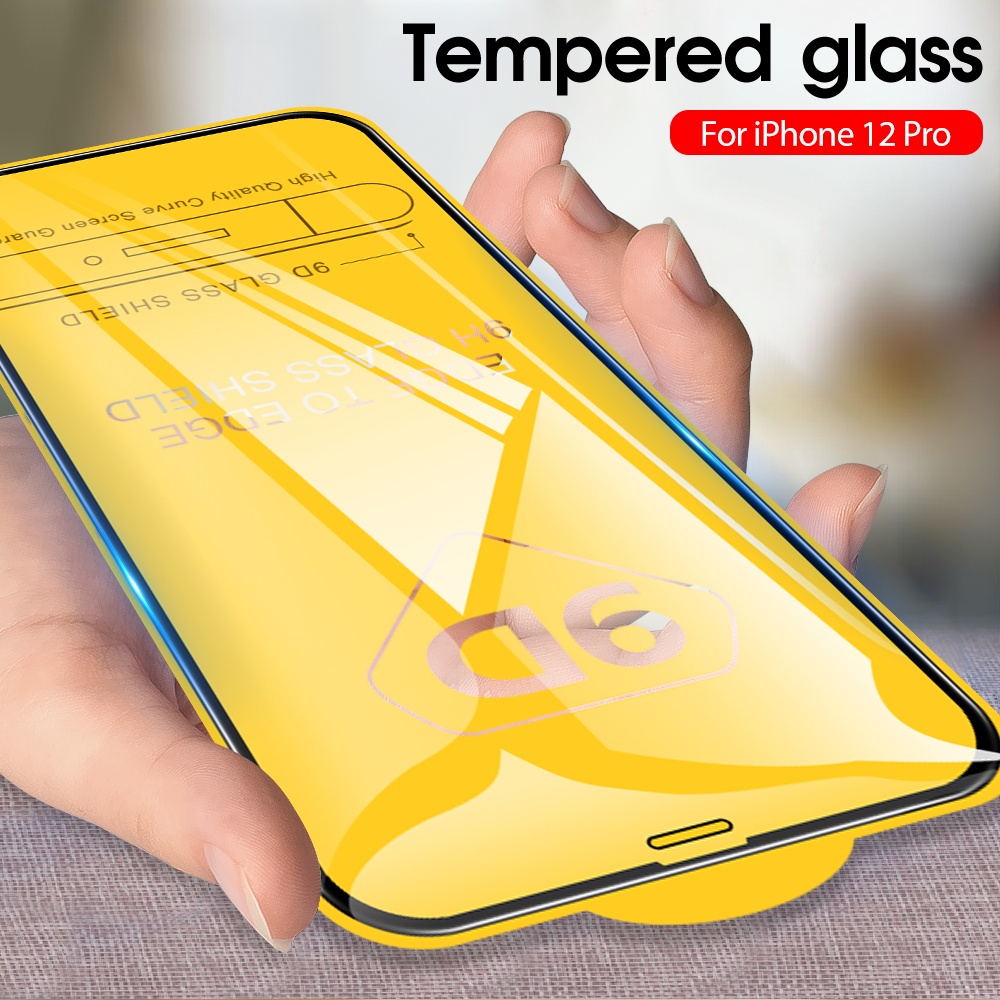 Miếng Dán Cường Lực 9H Bảo Vệ Màn Hình Dành Cho Iphone 12 X XS XR 6 7 8 Plus 13 11 Pro Max