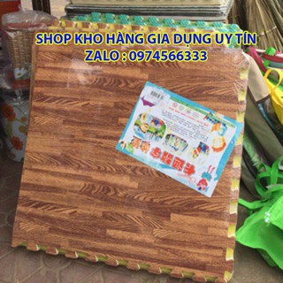 [Trợ giá] Thảm xốp vân gỗ cỡ đại 60x60 cm