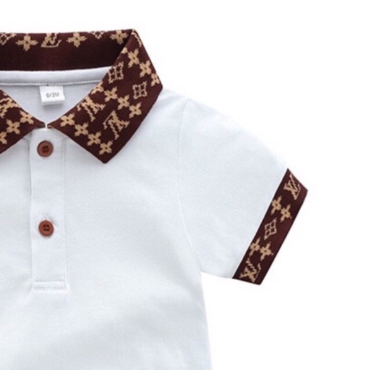 Body có cổ  trẻ em Quỳnh Boutique Mẫu body cộc cổ polo cho bé