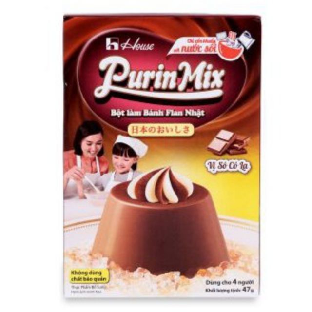 Bột bánh plan socola 47g Purin Mix