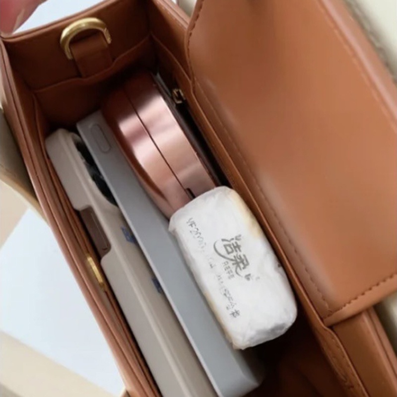 Túi đeo chéo IELGY phối màu tương phản đơn giản sành điệu cho nữ