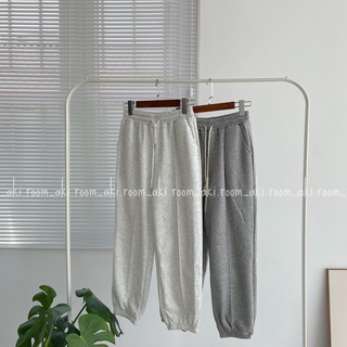 Quần jogger nỉ tăm mịn gân giữa cạp chun có dây rút 557